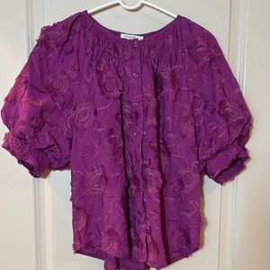 Chico’s Purple Floral Women's Top